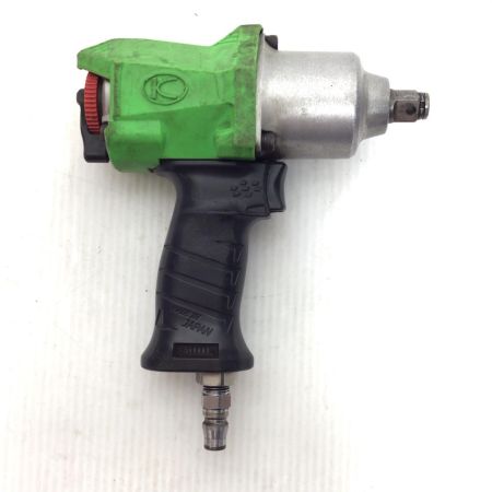  空研工業 KUKEN エアインパクトレンチ程度B 本体のみ 常圧 エア漏れ有 KW-1600proX グリーン