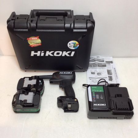  HiKOKI ハイコーキ エアダスタ 未使用品(S) 充電器・充電池2個・ケース付 コードレス式 J146112 特別限定色 RA18DA(2XPZ) ブラック×ゴールド
