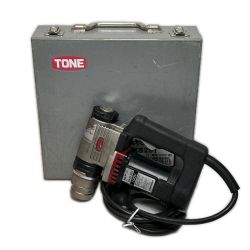 ΘΘ TONE トネ シャーレンチ ソケットアタッチメント・ケース付 コード式 100v 使用感有 1次締め専用 GKS-251 Cランク