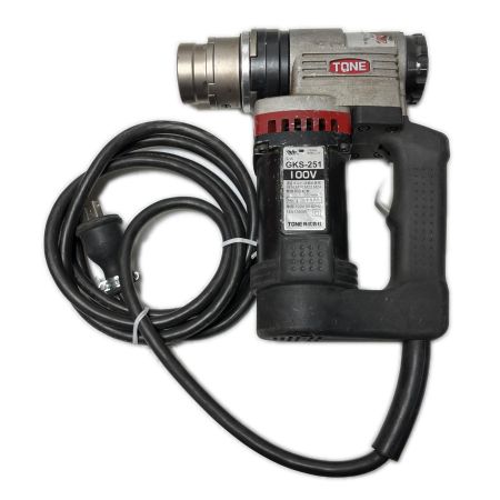  TONE トネ シャーレンチ ソケットアタッチメント・ケース付 コード式 100v 使用感有 1次締め専用 GKS-251