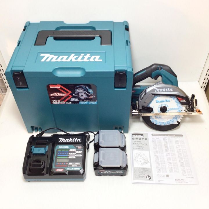 MAKITA マキタ 丸のこ 未使用品(S) 付属品完備 コードレス式 165mm 40v 