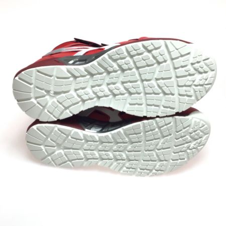  asics アシックス 安全靴 未使用品(S) 25.0cm 1271A055 レッド