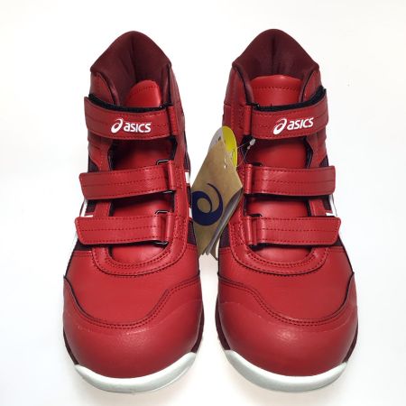  asics アシックス 安全靴 未使用品(S) 25.5cm 1271A055 レッド