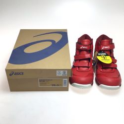 ΘΘ asics アシックス 安全靴 未使用品(S) 26.0cm 1271A055 レッド Sランク