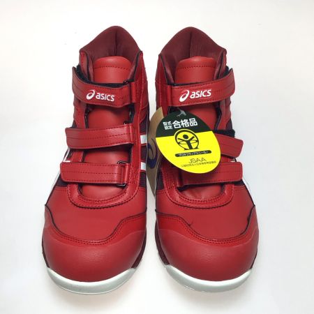  asics アシックス 安全靴 未使用品(S) 26.0cm 1271A055 レッド