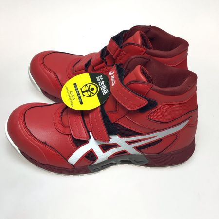  asics アシックス 安全靴 未使用品(S) 26.0cm 1271A055 レッド