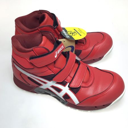  asics アシックス 安全靴 未使用品(S) 26.0cm 1271A055 レッド
