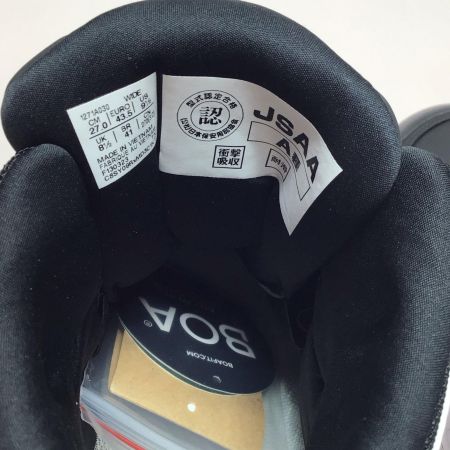  asics アシックス 安全靴 未使用品(S) 27.0cm 1271A030 ブラック×ホワイト