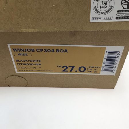  asics アシックス 安全靴 未使用品(S) 27.0cm 1271A030 ブラック×ホワイト