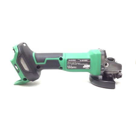  HiKOKI ハイコーキ ディスクグラインダー 未使用品(S) 充電器・充電池2個・ケース付 コードレス式 36v J352680 G3610DC グリーン