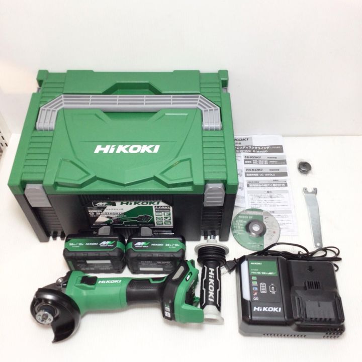 HiKOKI ハイコーキ ディスクグラインダー 未使用品(S) 充電器・充電池2 