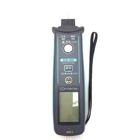  KYORITSU コンセントテスター 程度B 8381245 KEW4505