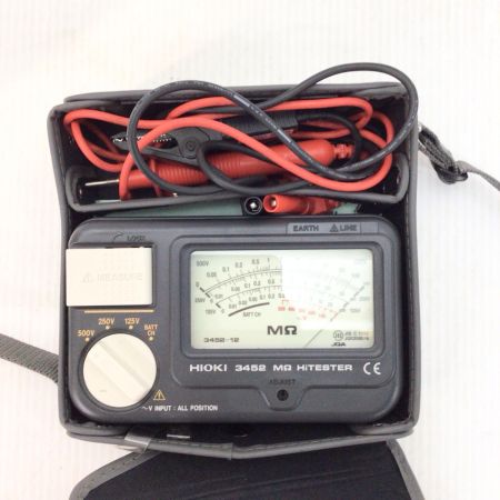  HIOKI 絶縁抵抗計 程度B ケース付 081105541 3452