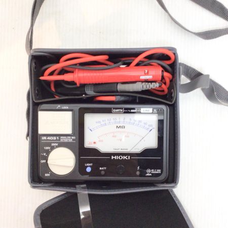  HIOKI 絶縁抵抗計 程度B ケース付 211112985 IR4031