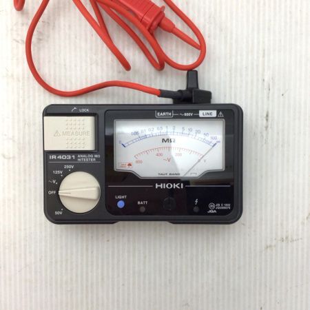  HIOKI 絶縁抵抗計 程度B ケース付 211112985 IR4031