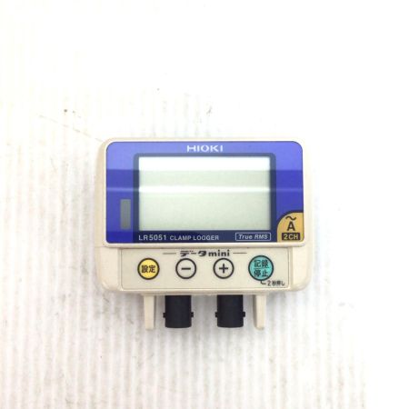  HIOKI 電流ロガー 未使用品(S) クランプロガー・クランプオンセンサーセット 121215259 120725335 LR5051/CT6500