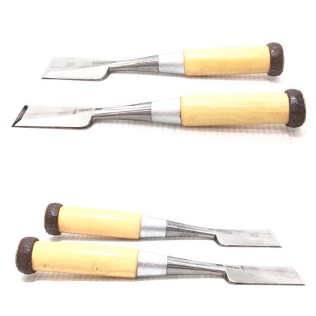  左照雲 ノミ 5本組・箱付 記名有 程度B