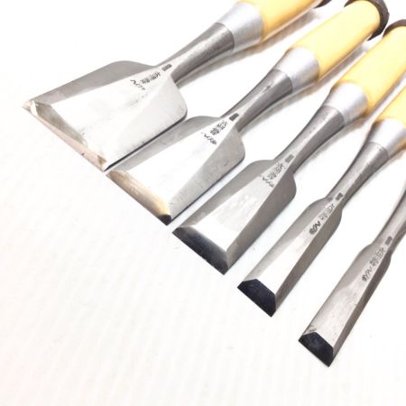  左照雲 ノミ 5本組・箱付 記名有 程度B