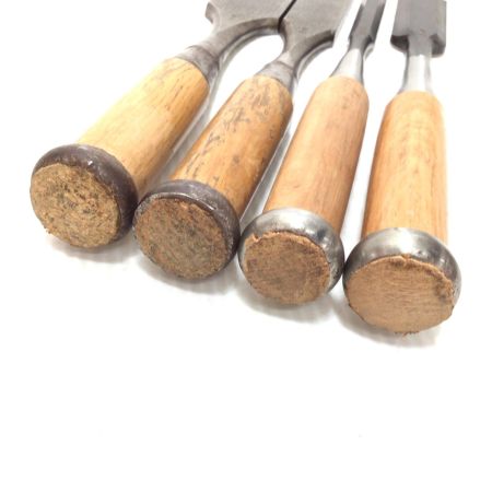  光弘/武蔵 ノミ 4本組 記名有 程度B