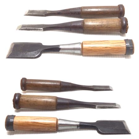  光西谷/五百蔵/市松屋 ノミ 6本組 程度C