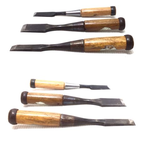  光西谷/五百蔵/市松屋 ノミ 6本組 程度C