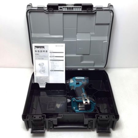  MAKITA マキタ インパクトドライバ 未使用品(S) ケース付 コードレス式 18v TD173D ブルー