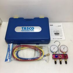 ΘΘ イチネンTASCO マニホールド 程度B ホース.ケース付 コードレス式 030423 動作未確認 TA122G Bランク