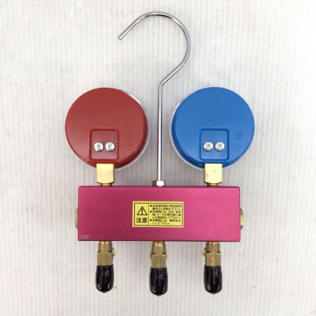  イチネンTASCO マニホールド 程度B ホース.ケース付 コードレス式 030423 動作未確認 TA122G