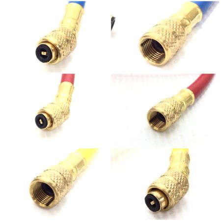  イチネンTASCO マニホールド 程度B ホース.ケース付 コードレス式 030423 動作未確認 TA122G