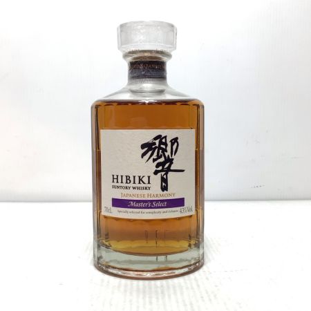 【北海道内限定発送】 HIBIKI サントリーヒビキ 響 蒸留酒類 ウィスキー 700ml 箱付 JAPANESE HARMONY 43％ Master's select