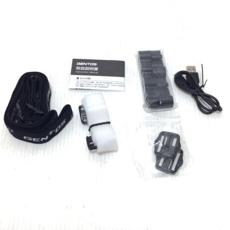  GENTOS ヘッドライト 充電器・充電池1個・各種付属品有・外箱付 HLP-2304