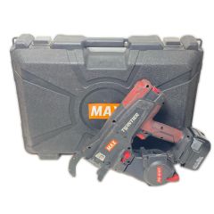 MAX マックス 鉄筋拘束機  充電器・充電池2個・ケース付 RB-610T ブラック Cランク