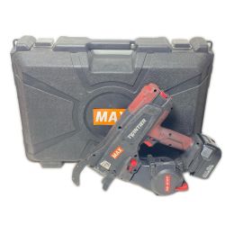 ΘΘ MAX マックス 鉄筋拘束機  充電器・充電池2個・ケース付 RB-610T ブラック Cランク
