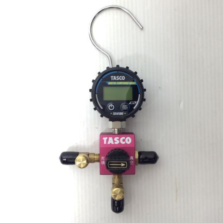  イチネンTASCO マニホールド 程度A ホース・ケース付 TA123DG