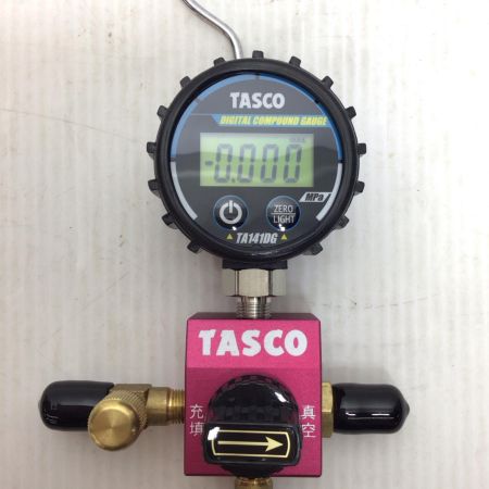  イチネンTASCO マニホールド 程度A ホース・ケース付 TA123DG