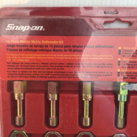  Snap-on スナップオン ネジ山修正タップ 未使用品(S) 保管品 RTD15M