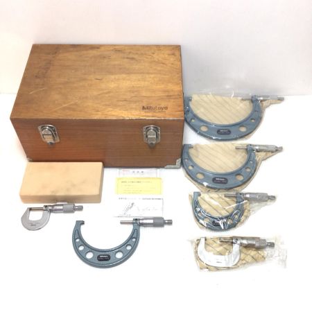  Mitutoyo 標準外側マイクロメーター 程度A 6本セット