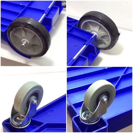  TERAMOTO ビルメンカートL 未使用品(S) 箱痛み有 DS-571-810-3 ブルー