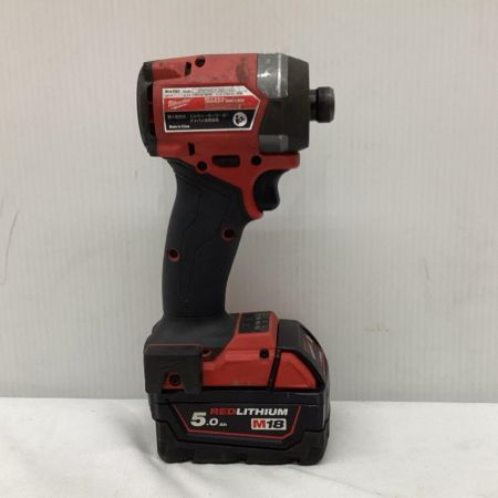 Milwaukee ミルウォウォーキー インパクトドライバ　程度B 充電器・充電池1個・ケース付 18Ｖ M18FID3 レッド