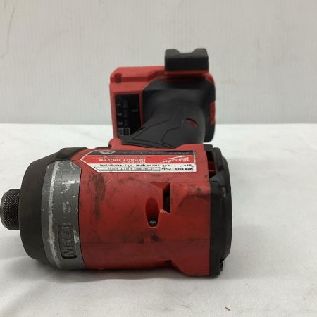 Milwaukee ミルウォウォーキー インパクトドライバ　程度B 充電器・充電池1個・ケース付 18Ｖ M18FID3 レッド