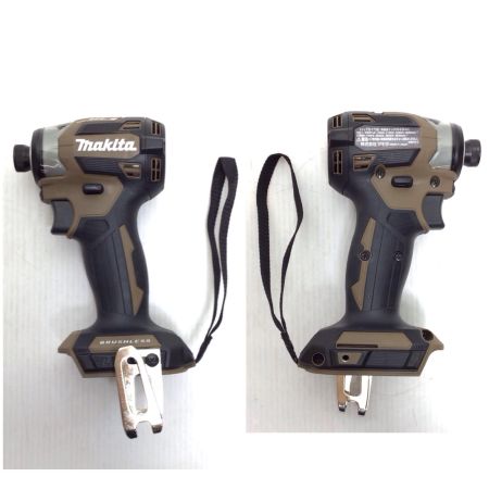  MAKITA マキタ インパクトドライバ 未使用品(S) 充電器・充電池2個・ケース付 コードレス式 18v 6.0Ah 0回/0回 719684 TD173DGXAB 限定色ブラウン