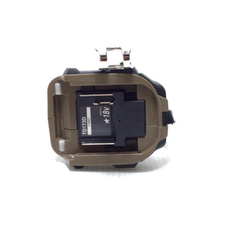  MAKITA マキタ インパクトドライバ 未使用品(S) 充電器・充電池2個・ケース付 コードレス式 18v 6.0Ah 0回/0回  TD173DGXAB 限定色ブラウン