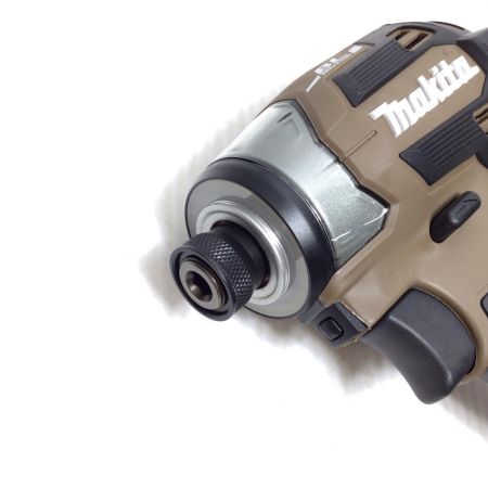  MAKITA マキタ インパクトドライバ 未使用品(S) 充電器・充電池2個・ケース付 コードレス式 18v 6.0Ah 0回/0回  TD173DGXAB 限定色ブラウン