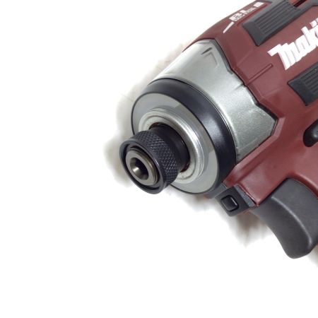  MAKITA マキタ 締め付け工具 インパクトドライバ 未使用品(S) 充電器・充電池2個・ケース付 コードレス式 18v 限定色 TD173DGXAR レッド