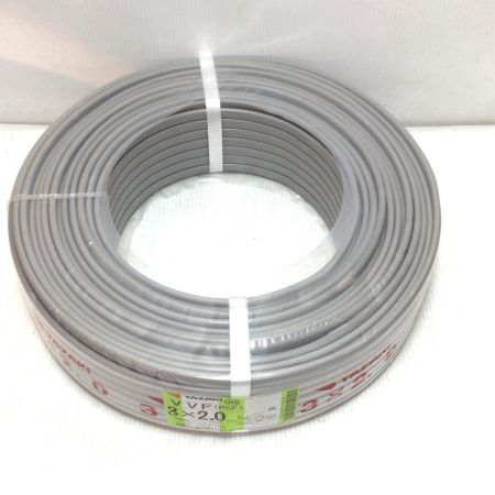  YAZAKI VVFケーブル 未使用品(S) 3芯 2.0mm×100m 2025年3月(令和7年)