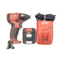 ΘΘ Hilti ヒルティ インパクトドライバ 程度C 充電器・充電池1個付 コードレス式 12v 不明 SID 2-A12 レッド Cランク