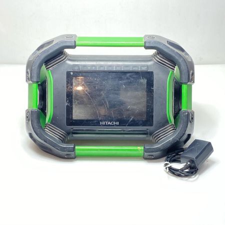 HITACHI 日立 バッテリー式ラジオ付きテレビ 18v ACアダプター付 コードレス式  UR18DSML グリーン