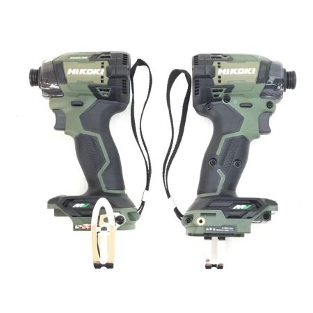  HiKOKI ハイコーキ インパクトドライバ 未使用品(S) 充電器・充電池2個・ケース付 コードレス式 36v J3505899 WH36DD オリーブ