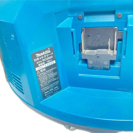  MAKITA マキタ ロボットクリーナー 本体のみ コードレス式 18v 201715843 リモコンなし RC200D ブルー