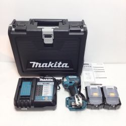ΘΘ MAKITA マキタ インパクトドライバ 未使用品(S) 充電器・充電池2個・ケース付 コードレス式 18v 698672 TD173DRGX ブルー Sランク